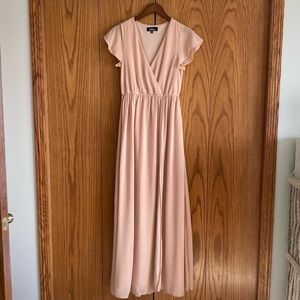 Blush Bridesmaid Dress